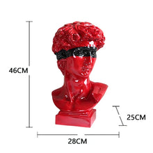 Load image into Gallery viewer, Red European sculptures - contemporary style