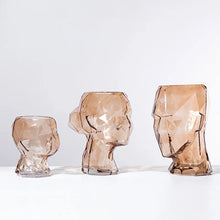 Load image into Gallery viewer, Glass Vase head Sculptures