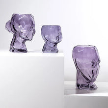 Load image into Gallery viewer, Glass Vase head Sculptures