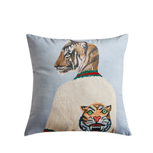 Load image into Gallery viewer, Cushion cover Cool Animals - velvet fabric