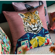 Load image into Gallery viewer, Cushion cover Cool Animals - velvet fabric