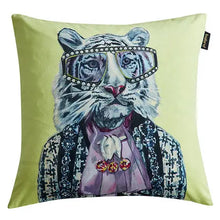 Load image into Gallery viewer, Cushion cover Cool Animals - velvet fabric