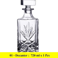Load image into Gallery viewer, Glass Whiskey Decanter - 06 options