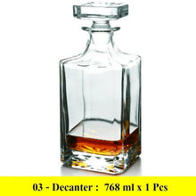 Load image into Gallery viewer, Glass Whiskey Decanter - 06 options