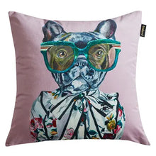 Load image into Gallery viewer, Cushion cover Cool Animals - velvet fabric