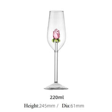 Load image into Gallery viewer, La Vie en Rose Glassess - Wine and Champagne style