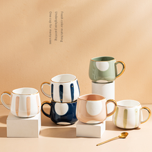 Load image into Gallery viewer, Exclusive Mugs stripes and dots - ceramic & porcelain