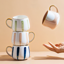 Load image into Gallery viewer, Exclusive Mugs stripes and dots - ceramic & porcelain