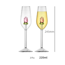 Load image into Gallery viewer, La Vie en Rose Glassess - Wine and Champagne style