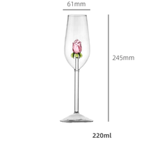 Load image into Gallery viewer, La Vie en Rose Glassess - Wine and Champagne style