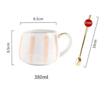 Load image into Gallery viewer, Exclusive Mugs stripes and dots - ceramic & porcelain