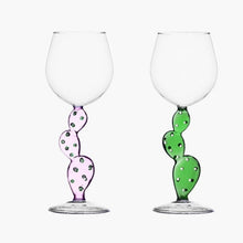 Load image into Gallery viewer, Lead Free Crystal Glass Cactus - Set 2/4/6pcs