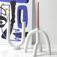 Load image into Gallery viewer, Scandinavian Candle Holders - modern design