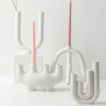 Load image into Gallery viewer, Scandinavian Candle Holders - modern design