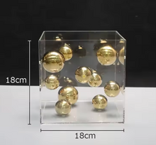 Load image into Gallery viewer, Acrylic box with metalic balls - 04 colors
