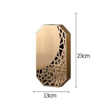 Luxury Golden Flower Vase - 02 sizes