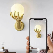 Load image into Gallery viewer, Contemporary Hands Lamp - Wall and Ceiling style
