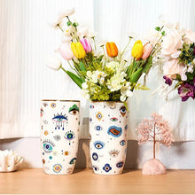 Load image into Gallery viewer, Mystical Eye Ceramic Vase - 25cmx13cm

