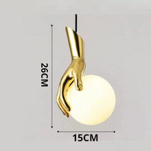 Load image into Gallery viewer, Contemporary Hands Lamp - Wall and Ceiling style
