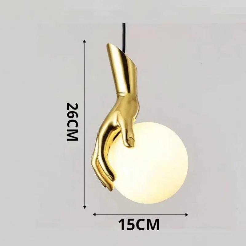 Contemporary Hands Lamp - Wall and Ceiling style
