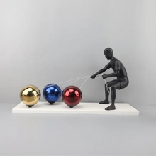 Load image into Gallery viewer, Pulling Balls - 57cmx32cm
