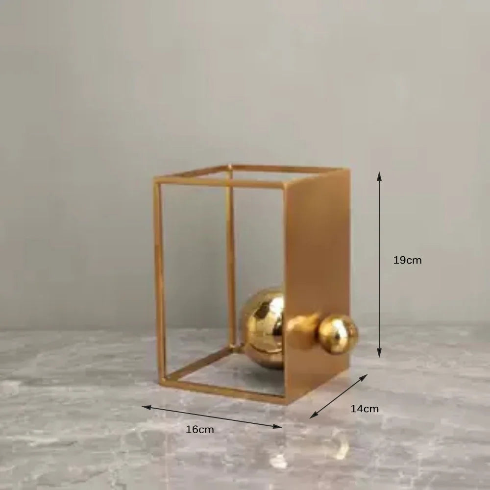 Geometric metal Gold decor - 03 models