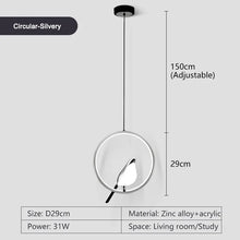 Load image into Gallery viewer, Rotatable Bird Pendant - 02 options
