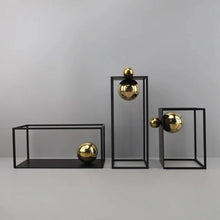 Load image into Gallery viewer, Geometric metal Gold decor - 03 models
