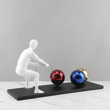 Load image into Gallery viewer, Pulling Balls - 57cmx32cm
