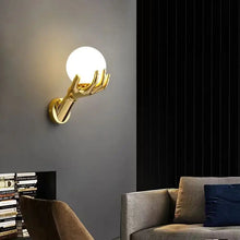 Load image into Gallery viewer, Contemporary Hands Lamp - Wall and Ceiling style
