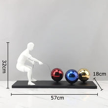 Load image into Gallery viewer, Pulling Balls - 57cmx32cm
