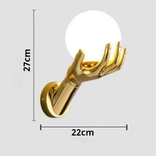 Load image into Gallery viewer, Contemporary Hands Lamp - Wall and Ceiling style
