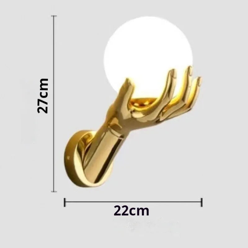 Contemporary Hands Lamp - Wall and Ceiling style