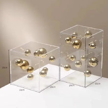 Load image into Gallery viewer, Acrylic box with metalic balls - 04 colors
