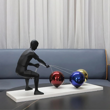 Load image into Gallery viewer, Pulling Balls - 57cmx32cm

