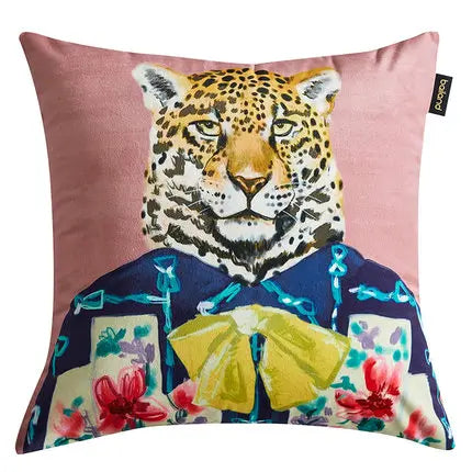 Cushion cover Cool Animals - velvet fabric