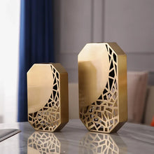 Load image into Gallery viewer, Luxury Golden Flower Vase - 02 sizes
