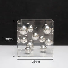 Load image into Gallery viewer, Acrylic box with metalic balls - 04 colors
