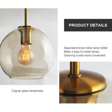 Load image into Gallery viewer, Amber Glass Pendant - 04 models
