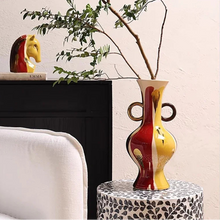 Load image into Gallery viewer, Luxury Ceramic Vase and Horse Statue
