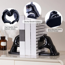 Load image into Gallery viewer, Bookends for Shelves Heart Hands

