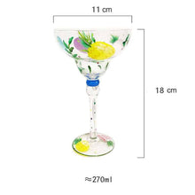 Load image into Gallery viewer, Cocktail Handapainted Crystal Glass
