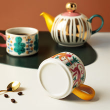Load image into Gallery viewer, Ceramic Hand Painted Ceramic Tea Set - 3pcs
