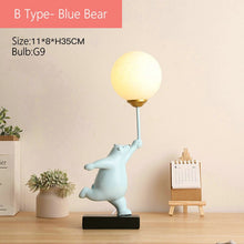Load image into Gallery viewer, Polar Bear table creative table lamp

