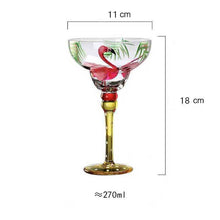 Load image into Gallery viewer, Cocktail Handapainted Crystal Glass
