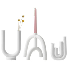 Load image into Gallery viewer, Scandinavian Candle Holders - modern design
