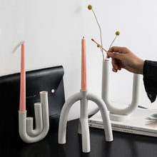 Load image into Gallery viewer, Scandinavian Candle Holders - modern design
