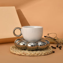 Load image into Gallery viewer, Cup and Saucer Pearls - ceramic &amp; porcelain
