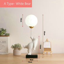 Load image into Gallery viewer, Polar Bear table creative table lamp
