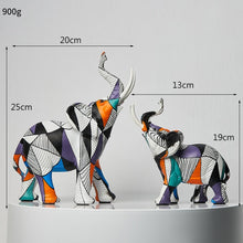 Load image into Gallery viewer, Painting Art Elephant Sculptures - creative design
